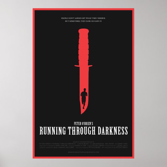 Poster du film Runthrough Darkness Movie (Devant)