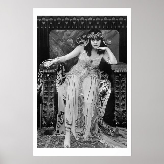 Poster du film Theda Bara Cleopatra B&W (Devant)