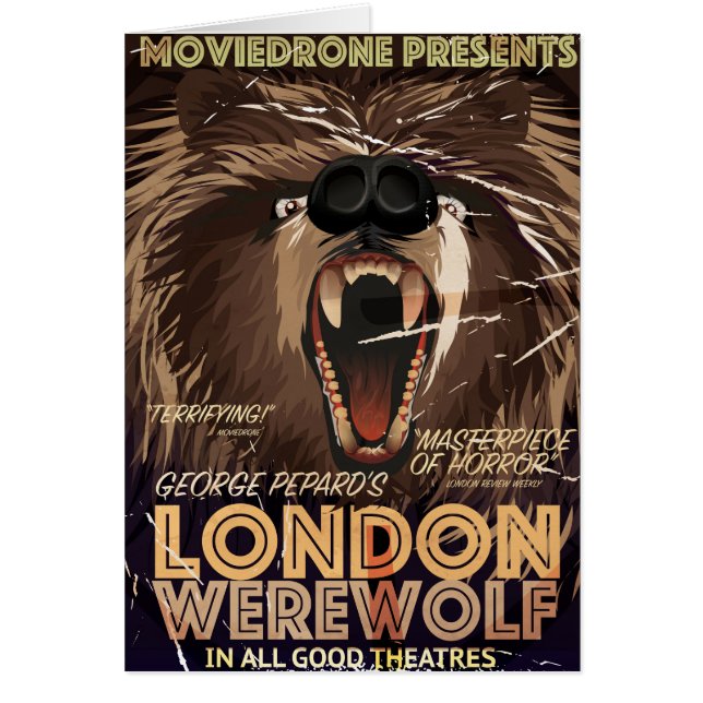 Poster du film Vintage Werewolf de Londres (Devant)