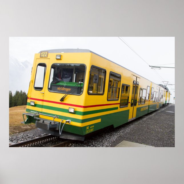 Poster du funiculaire de la Montagne Jaune (Devant)