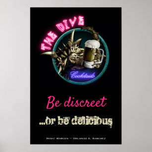 Poster du gardien de nuit - The Dive (Design #2)