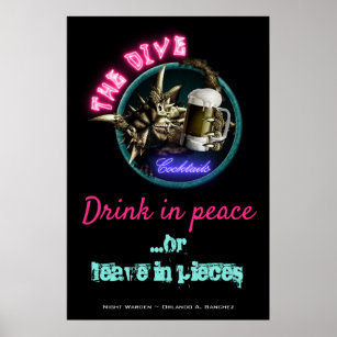 Poster du gardien de nuit - The Dive (Design #3)