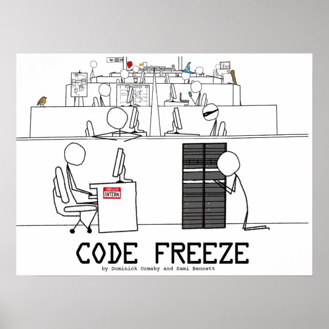 Poster du gel de code (Devant)
