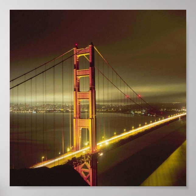 Poster du Golden Gate de San Francisco (Devant)