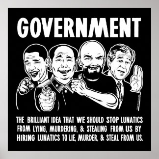 Poster du gouvernement sur la démocratie