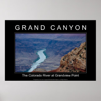 Poster du Grand Canyon 4820 noir