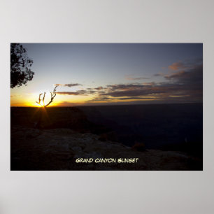 Poster du Grand Canyon Sunset 1