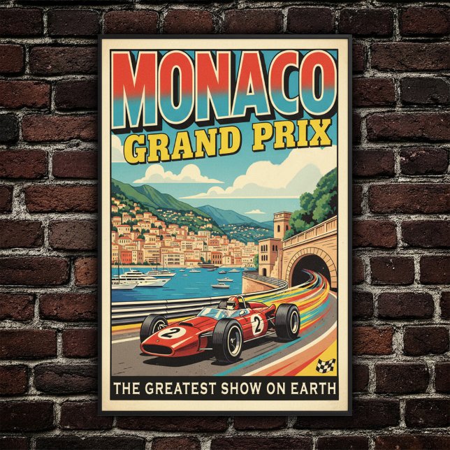 Poster du Grand Prix de Monaco 1966 (Créateur téléchargé)