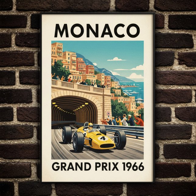 Poster du Grand Prix de Monaco 1966 (Créateur téléchargé)