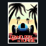 Poster du Grand Prix de Tunisie 1933<br><div class="desc">Poster du Grand Prix de Tunisie 1933</div>