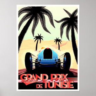 Poster du Grand Prix de Tunisie 1933