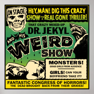 Poster du Grand Spook Show - Dr Jekyl