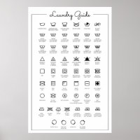 Poster du guide de blanchisserie