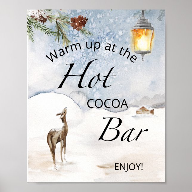 Poster du Hot Cocoa Bar (Devant)