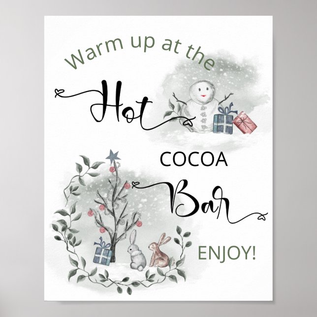 Poster du Hot Cocoa Bar (Devant)