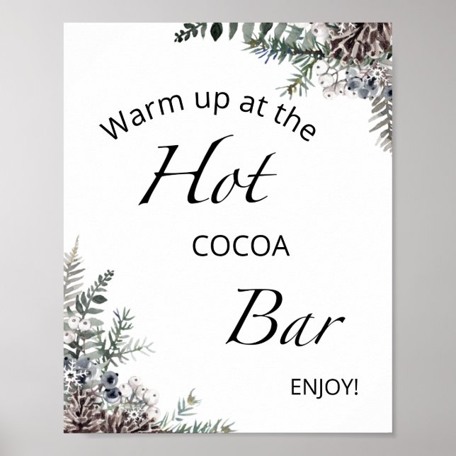 Poster du Hot Cocoa Bar (Devant)