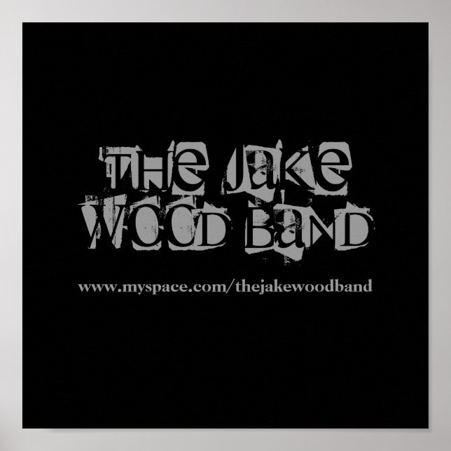 Poster du Jake Wood Band (Devant)