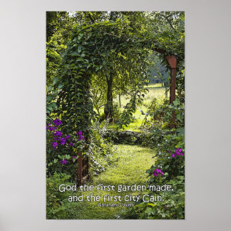 Poster du jardin