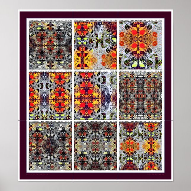 Poster du jardin du pavot (Devant)