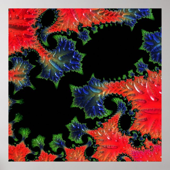 Poster du jardin Mandelbrot (Devant)