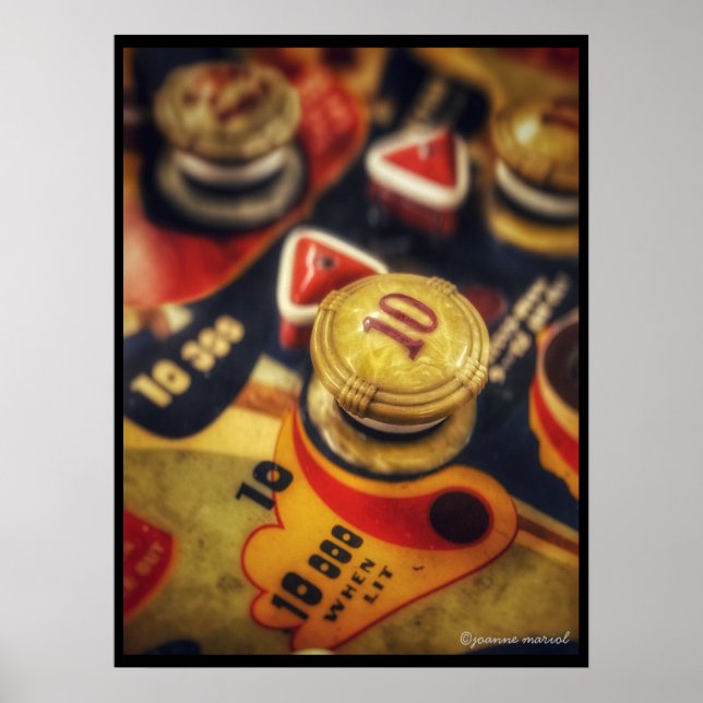 Poster du jeu d'arcade vintage Imprimer (Devant)