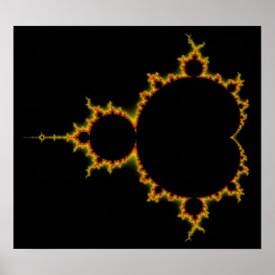 Poster du jeu de mandelbrot Fiery