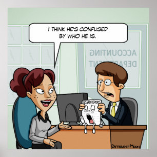 Poster du jeu de mots du conseil d'administration