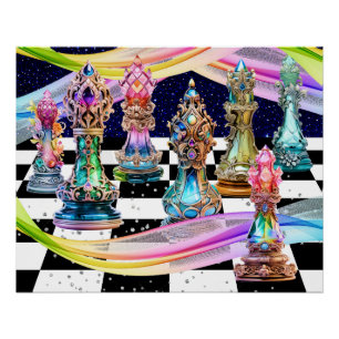 Poster du jeu d'échecs