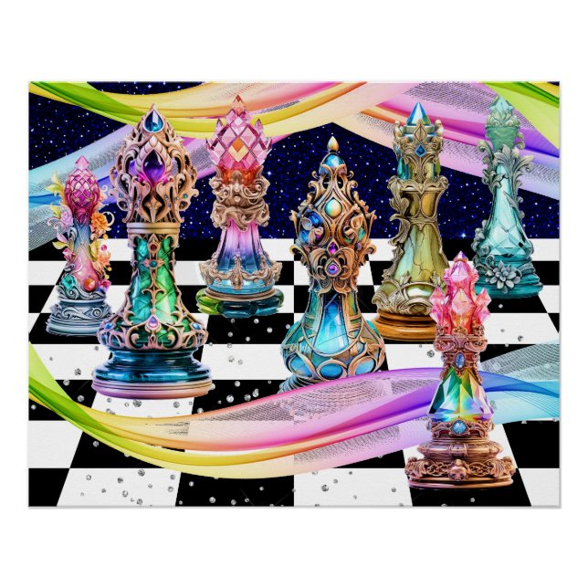 Poster du jeu d'échecs (Devant)