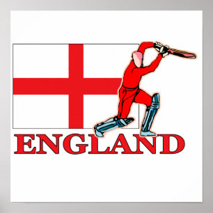 Poster du joueur de cricket anglais