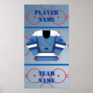 Poster du Joueur de hockey Jersey
