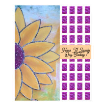 Poster du Jour du tournesol