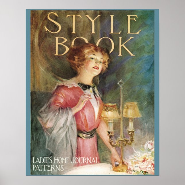 Poster du Journal d'Accueil pour dames vintage (Devant)