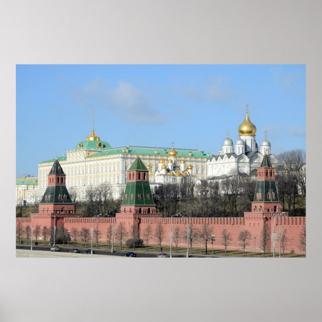 Poster du Kremlin de Moscou (Devant)