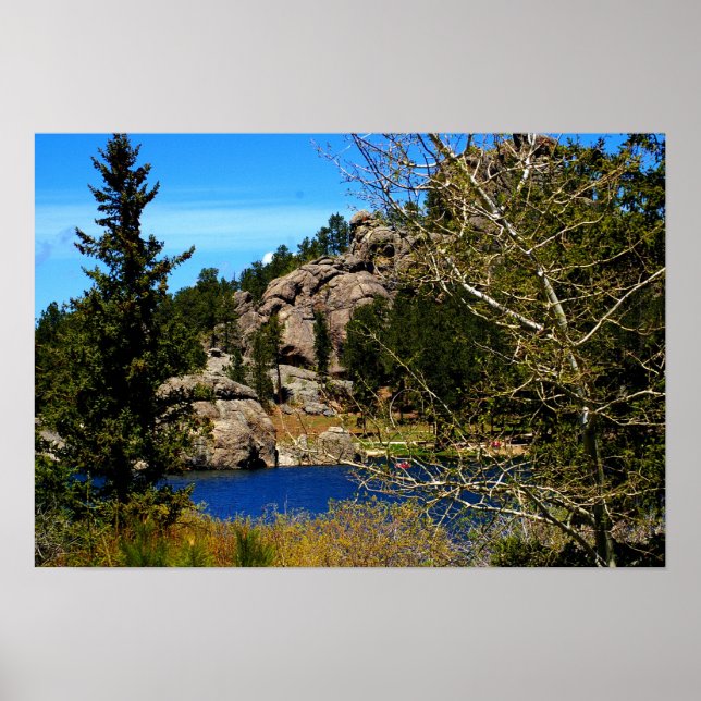 Poster du lac Sylvan du Dakota du Sud (Devant)