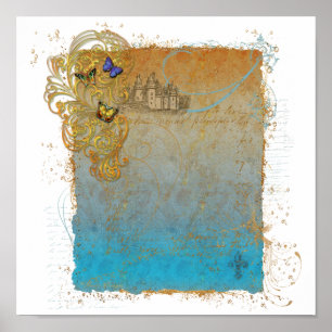 Poster du livre d'histoire Castle & Butterflies Im
