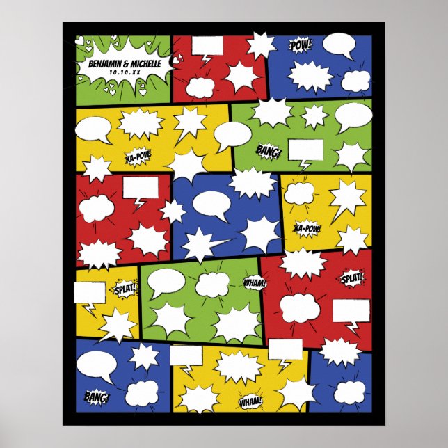 Poster du livre d'or - 50 signatures (Devant)