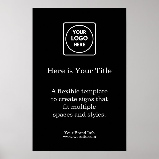 Poster du logo Black Business | Affichage personna (Devant)