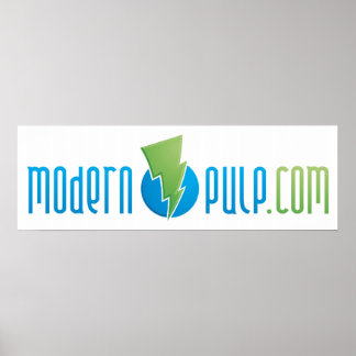 Poster du logo de la pâte moderne