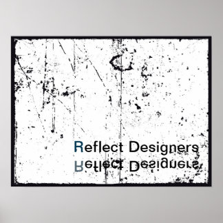 Poster du logo de l'entreprise - Reflect Designers