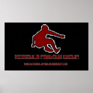 Poster du logo du groupe Missoula Parkour