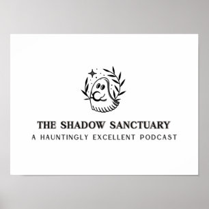 Poster du logo noir et gris