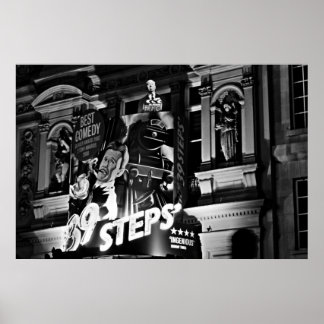 Poster du London Theatre Piccadilly (1843 B&W)