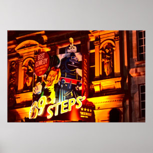 Poster du London Theatre Piccadilly (1843 couleur)