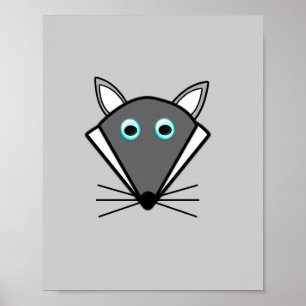 Poster du loup d'Halloween