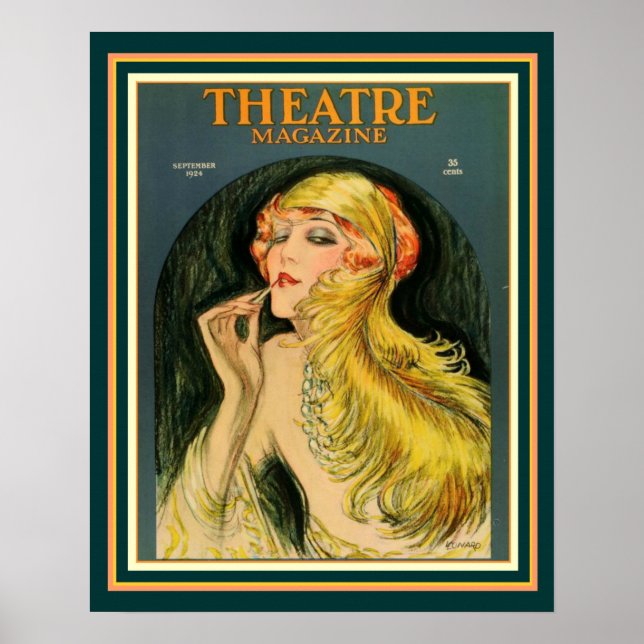 Poster du Magazine Art Déco Théâtre 16 x 20 (Devant)