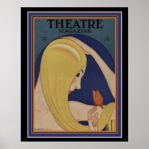 Poster du Magazine Art Déco Théâtre 16 x 20