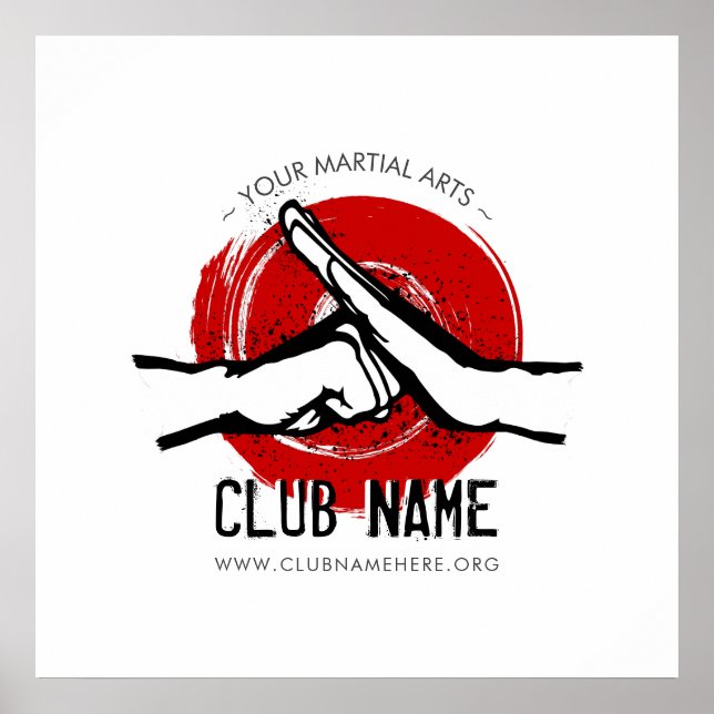 Poster du Martial Arts Club (Devant)