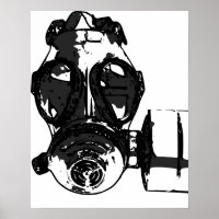 Poster du masque à gaz