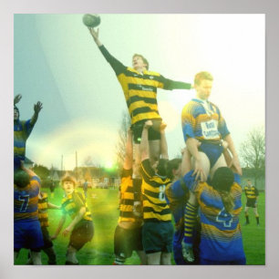 Poster du match de rugby